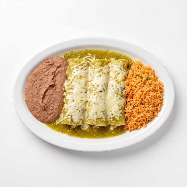 Enchiladas Suizas [Swiss Enchiladas].