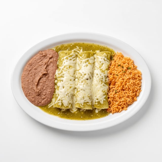 Enchiladas Suizas [Swiss Enchiladas].