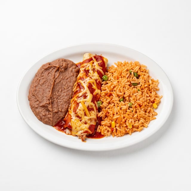 Kids' Beef, Chicken or Cheese Enchilada.
