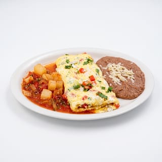 Omelette a la Mexicana [Mexican-Style]