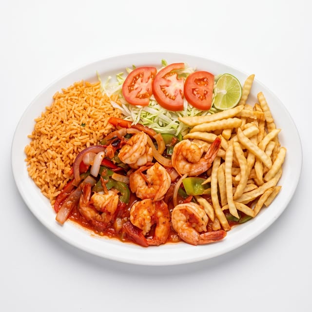 Camarones Rancheros [Ranch-Style Shrimp].