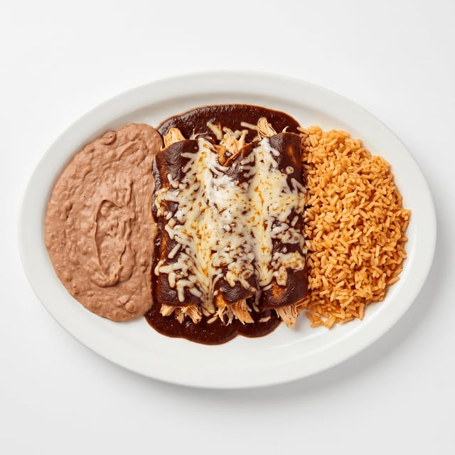 Enchiladas Poblanas [Poblano Enchiladas].