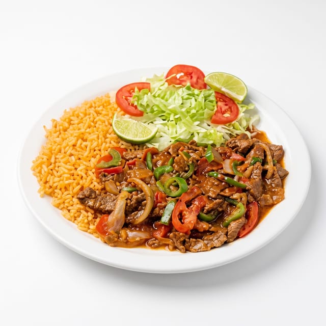 Bistec a la Mexicana [Mexican-Style Steak].