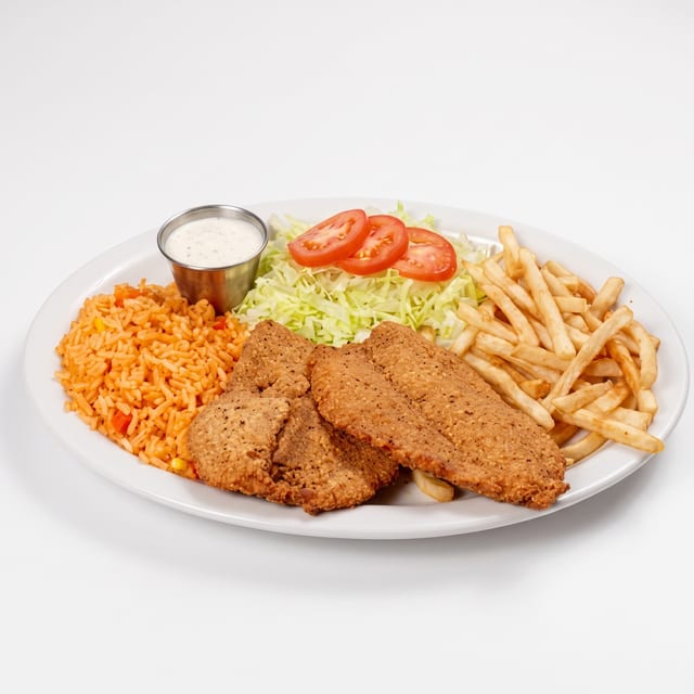Filete Empanizado [Breaded Fish Fillet].